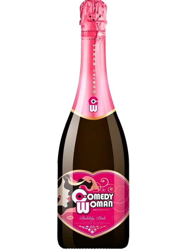 Comedy Woman Bubbly Pink