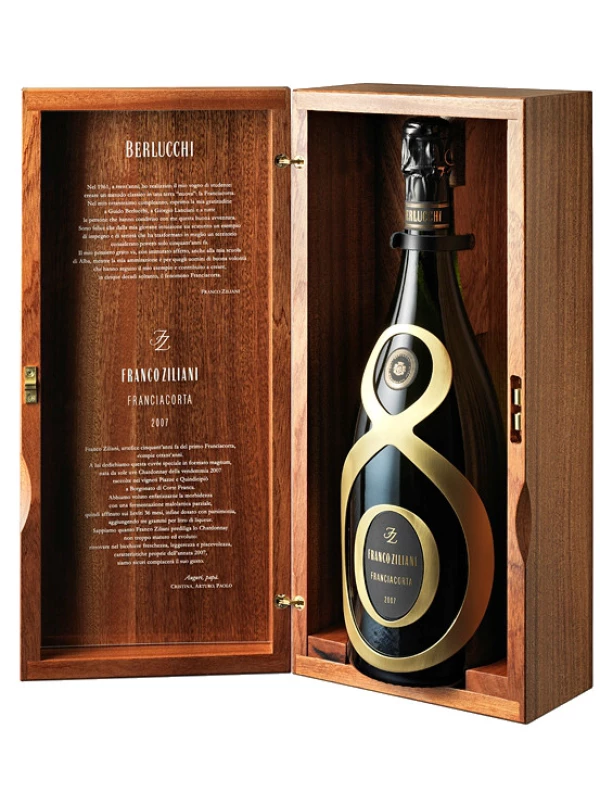Guido Berlucchi, Franco Ziliani 80, Franciacorta Brut Riserva DOCG, gift box