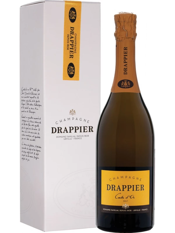 Champagne Drappier, Carte d'Or Brut, Champagne AOC, gift box