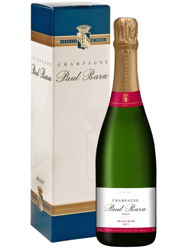 Paul Bara, Brut Grand Rose Grand Cru, Champagne AOC, gift box