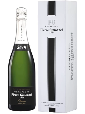Pierre Gimonnet & Fils, Fleuron Blanc de Blancs Brut 1er Cru, Champagne AOC gift box 0.75 л 2014