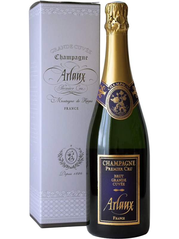 Arlaux, Grande Cuvee Premier Cru Brut, Champagne AOC, gift box