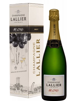 Champagne Lallier, R.016 Brut, Champagne AOC, gift box 0.75 л