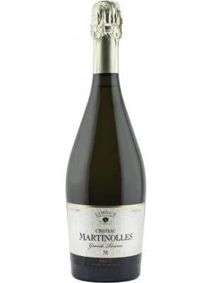 Chateau Martinolles, Grande Reserve Brut Blanc de Blancs, Cremant de Limoux AOP 0.75 л 2019
