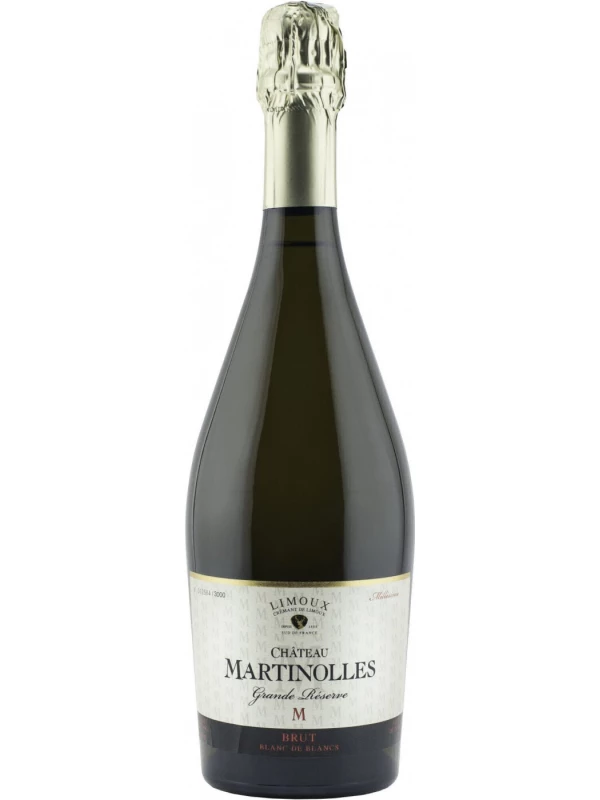 Chateau Martinolles, Grande Reserve Brut Blanc de Blancs, Cremant de Limoux AOP