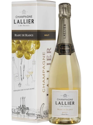 Champagne Lallier, Blanc de Blancs Brut Grand Cru, Champagne AOC, gift box 0.75 л