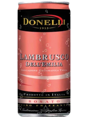 Donelli, Lambrusco dell'Emilia IGT Rosato, in can 0.2 л