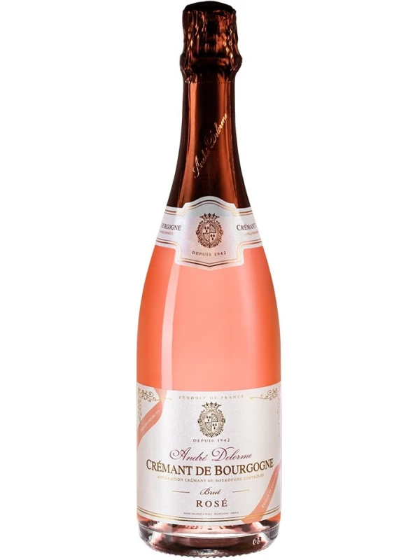 Andre Delorme, Brut Rose, Cremant de Bourgogne AOC