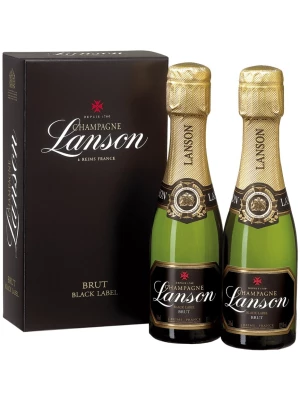Lanson, Black Label Brut, 2 mini-bottle