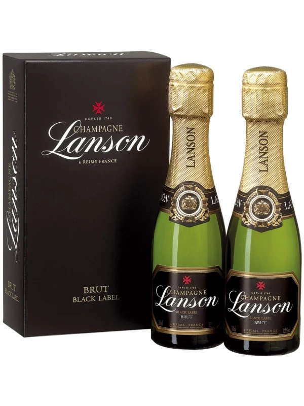 Lanson, Black Label Brut, 2 mini-bottle