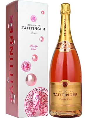 Taittinger, Prestige Rose Brut, gift box 1.5 л