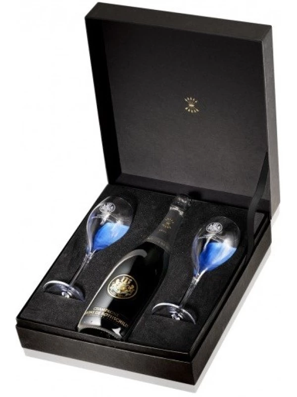 Baron de Rothschild Brut, Coffret with 2 Glasses