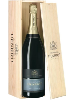 Henriot, Souverain Brut, wooden box 3 л