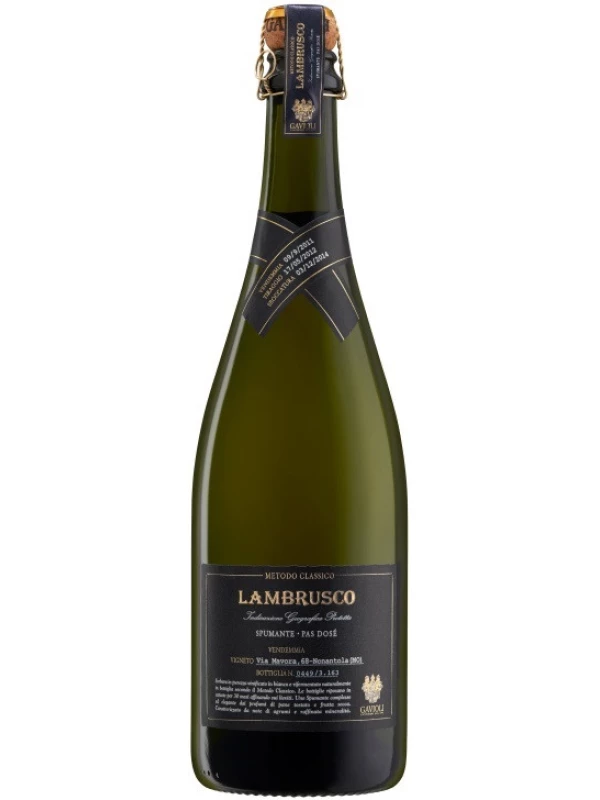 Gavioli Antica Cantina ambrusco Brut IGP Metodo Classico Pas Dose
