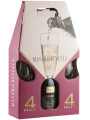 Mastro Binelli Brut, gift box with 2 glasses — фото 2