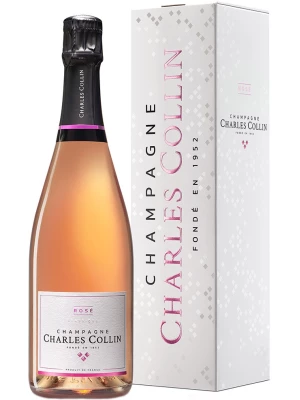 Charles Collin, Rose Brut, Champagne AOC, gift box 0.75 л