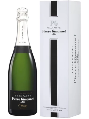 Pierre Gimonnet & Fils, Fleuron Blanc de Blancs Brut 1er Cru, Champagne AOC, gift box 0.75 л 2015
