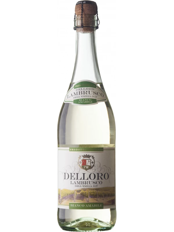 Delloro Lambrusco Bianco Amabile, Emilia IGT