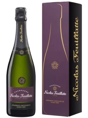 Nicolas Feuillatte, Reserve Exclusive Demi-Sec, gift box 0.75 л 2016