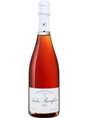 Andre Beaufort, Polisy Rose Demi-Sec, Champagne AOC 0.75 л 2016