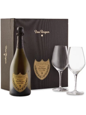 Dom Perignon, 2009, gift box with 2 glasses