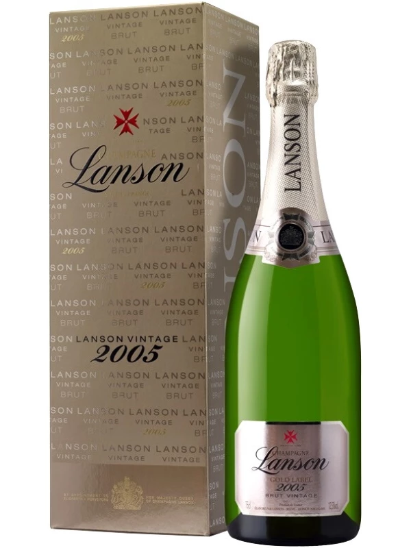 Lanson, Gold Label Brut Vintage, gift box