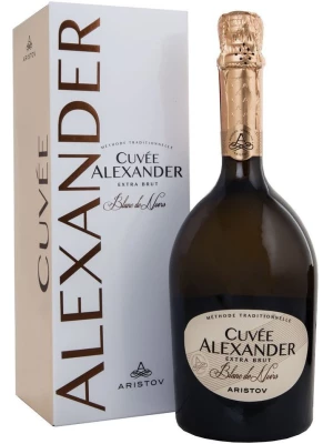 Aristov. Cuvee Alexander Blanc de Noirs Extra Brut, gift box 0.75 л