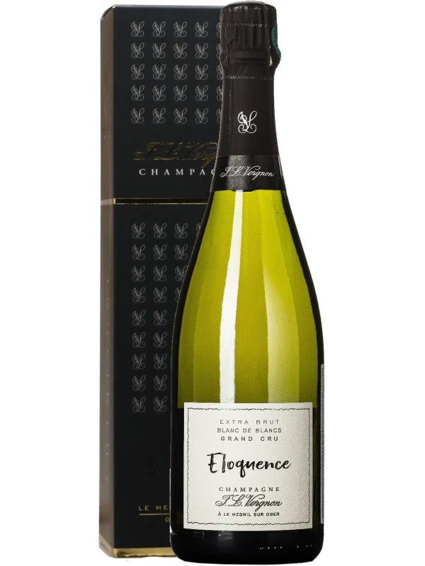 Champagne J.L. Vergnon, Eloquence Extra Brut Blanc de Blancs Grand Cru, gift box