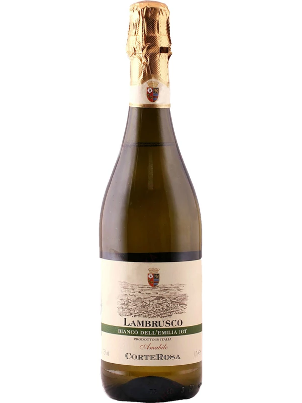 Corte Rosa Lambrusco Bianco Amabile, Dell'Emilia IGT