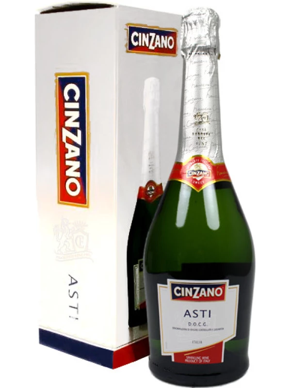 Cinzano, Asti Spumante DOCG, gift box with 2 glasses
