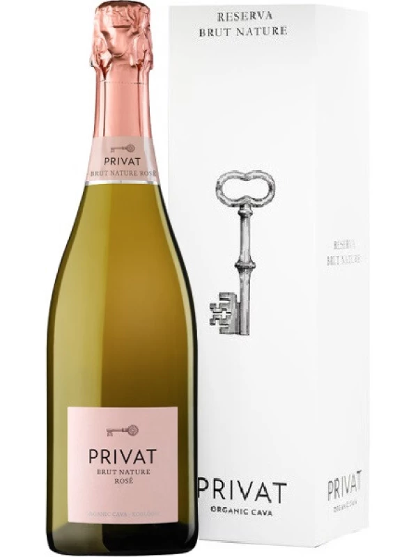 Privat Brut Nature Rose, Cava DO, gift box