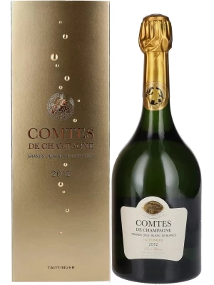 Taittinger, Comtes de Champagne Blanc de Blancs Brut, gift box 0.75 л 2012