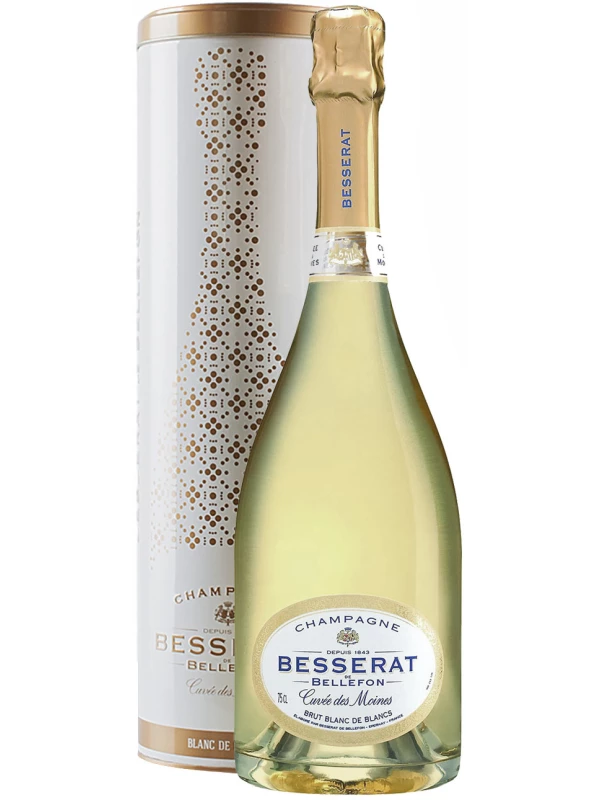 Besserat de Bellefon, Cuvee des Moines Brut Blanc de Blancs, in tube