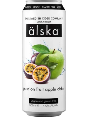 Сидр Alska Passion Fruit & Apple, in can 0.5 л