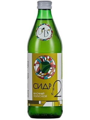 Сидр Дальняя Дача №2 Яблочный Полусухой 0.5 л