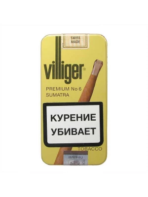 Сигариллы Villiger Premium №6 Sumatra
