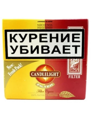 Сигариллы Candlelight Filter Assorty Vanilla+Cherry 25+25