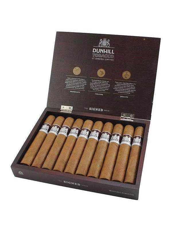 Dunhill Signed Range Double Robusto New 10