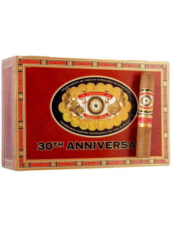 Perdomo 30th Anniversary Box-Pressed Robusto Connecticut