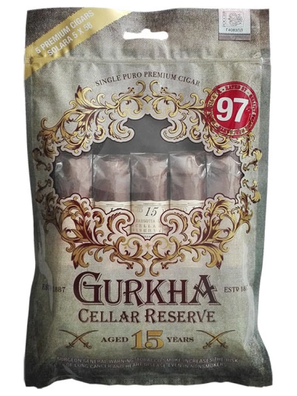 Gurkha Cellar Reserve 15 Years Solaro Double Robusto