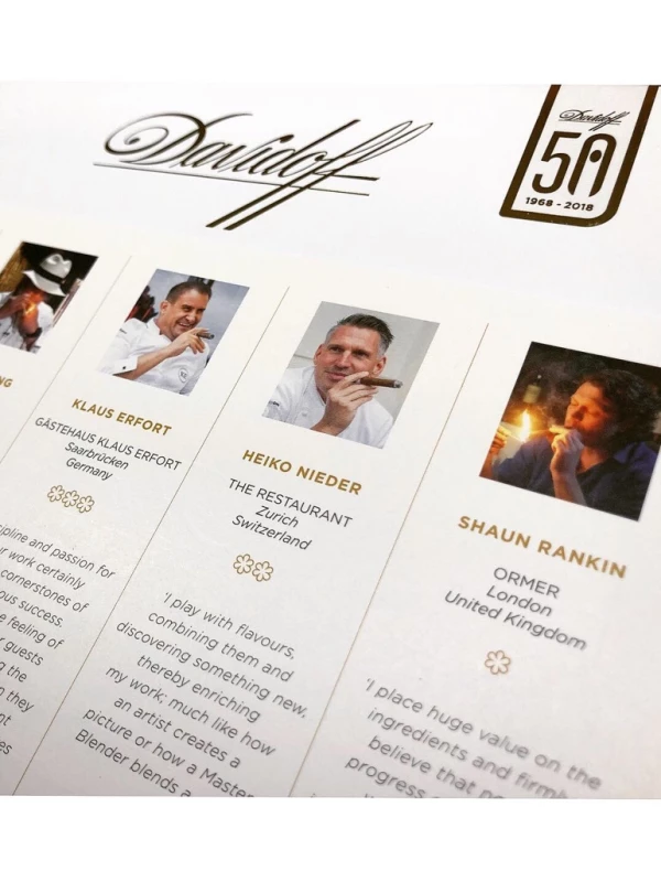 Подарочный набор сигар Davidoff Chef LE 2018