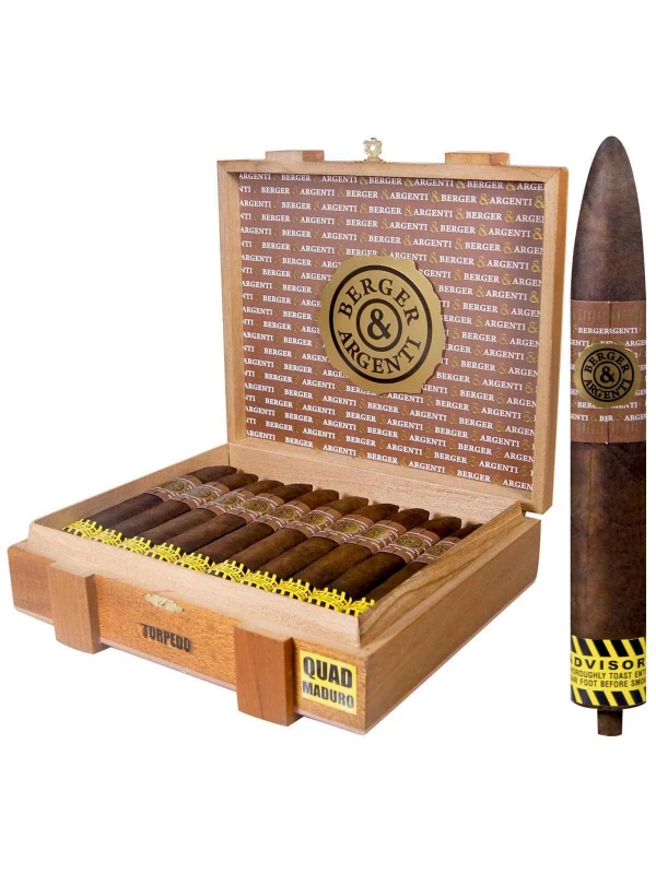 Berger & Argenti Entubar Quad Maduro Torpedo