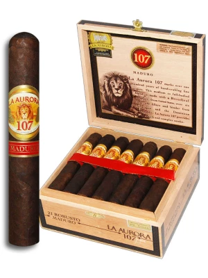 Сигары La Aurora 107 Maduro Robusto