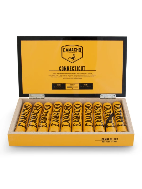 Camacho Connecticut Robusto Tubos