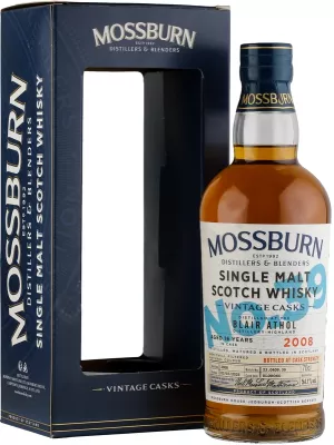 Виски Mossburn Vintage Casks No.39 Blair Athol, gift box 2008 0.7 л