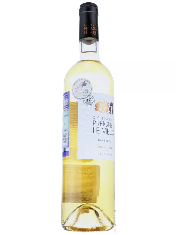 Domaine Preignes le Vieux, Sauvignon Tradition, Pays d'Oc IGP