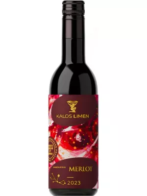 Вино Kalos Limen, Vindemiatrix Merlot 2023, 0.187 л