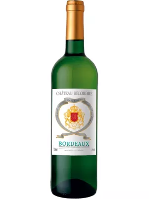 Вино Chateau Belordre Blanc Bordeaux AOP 2024, 0.75 л