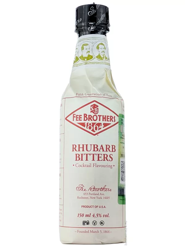 Fee Brothers, Rhubarb Bitters