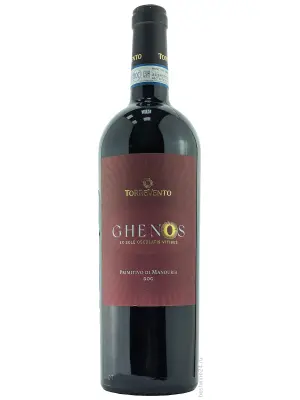 Вино Torrevento, Ghenos, Primitivo di Manduria DOC 2022, 0.75 л